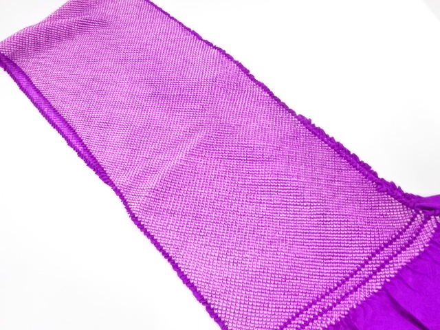 正絹　振袖用　絞り　帯揚げ